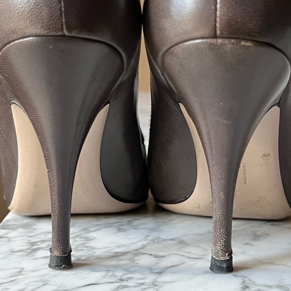 Authentic Salvatore Ferragamo Heels with Pony Hair Details - Picture 7 of 9